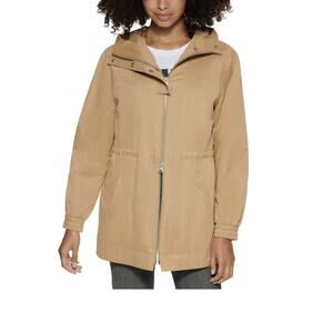 MSRP $120 Levi's Women Cotton Lightweight Jacket Khaki Gold Size XS